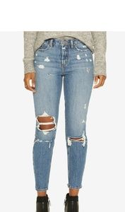 Silver Co. Ripped Boyfriend Jeans